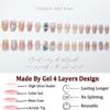 24-Piece Kawaii 3D Halloween Press-On Nail Set, White view 4