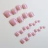 Artificial Toenails with Glue, French Manicure (Jelly Pink) view 2
