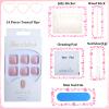 Artificial Toenails with Glue, French Manicure (Jelly Pink) view 4