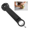 BONKZEBU Retractable Stainless Steel Bottle Opener, Adjustable Multifunctional Opener, Black view 4