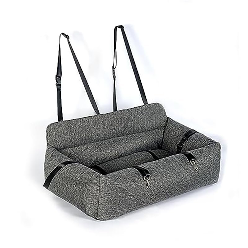 HJKJNBF Dog Car Seat for MG ZS Hybrid+ (2024–2026), Extra-Stable, Waterproof, with Attachable Leash