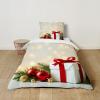 Odot Christmas Toddler Bedding Set for Girls and Boys, Microfiber Duvet Cover and Pillowcase, Christmas Ball A, 100 x 135 cm view 3