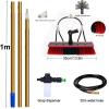 Window Cleaning Brush with Soap Dispenser and Water-Fed Telescoping Pole view 4