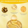 30 Pairs 24K Gold Eye Gel Patches for Dark Circles, Puffiness & Wrinkles view 3