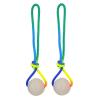 Dog Toy Balls, 2 Pieces, Interactive Tug Toy with Glow Feature view 1
