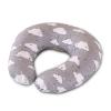 SHANNA Nursing Pillow: Cotton Infant Feeding Pillow, Multifunctional Pregnancy Pillow for Mom, Fiber-Filled, Ergonomic Support (Pattern 2—Clouds and Stars) view 1