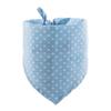 LIXSAZSE Pet Slobber Scarf, Portable, Adjustable, Triangular, Light Blue view 2