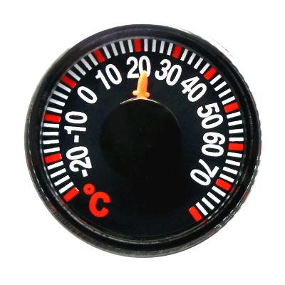 ECVGHD Mini Round Thermometer, Plastic, 27 mm, 1 pc.