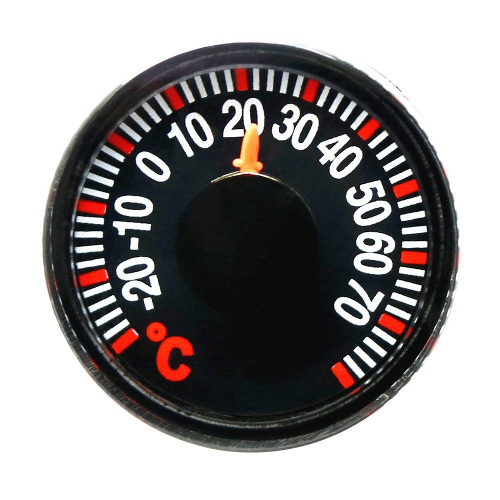 ECVGHD Mini Round Thermometer, Plastic, 27 mm, 1 pc.