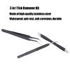 Pssopp Stainless Steel Tick Removal Tools Set view 2