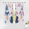 Watercolor Rocket Blackout Curtains, Cartoon Planet, 2-Piece Set, W 140 x H 260 cm view 3