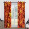 Generic Tomato Vegetable Blackout Thermal Curtains, 3D Red and Yellow Eyelet Curtains for Kids' Bedroom, Bedroom or Living Room, 2 Panels, H 215 x W 110 cm view 2