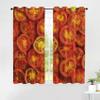 Generic Tomato Vegetable Blackout Thermal Curtains, 3D Red and Yellow Eyelet Curtains for Kids' Bedroom, Bedroom or Living Room, 2 Panels, H 215 x W 110 cm view 3