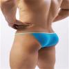 Men's Sheer Seamless Low-Rise Thong with Bulge-Enhancing Pouch view 2