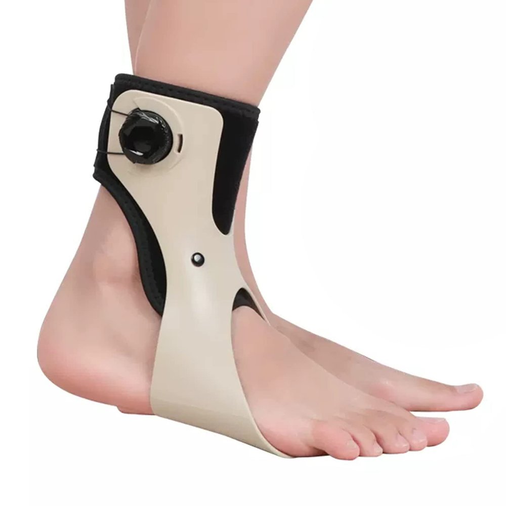 ROHCGHC Ankle-Foot Orthosis, Foot-Drop Brace, AFO Ankle Support for Hemiplegia and Stroke, Walking, A/Left-L, B/Left-M (A/Right-XL)