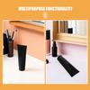 Healeved 4-Piece 200 mL Refillable Travel Squeeze Bottles, Glossy Black view 3
