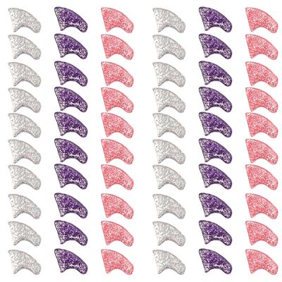 BESTonZON 60 Pcs Cat Nail Caps - Colorful Anti-Scratch Claw Protection