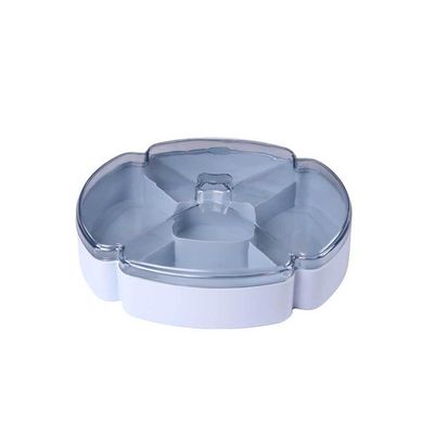 Mophrati Fruit Plate and Snack Tray, Blue