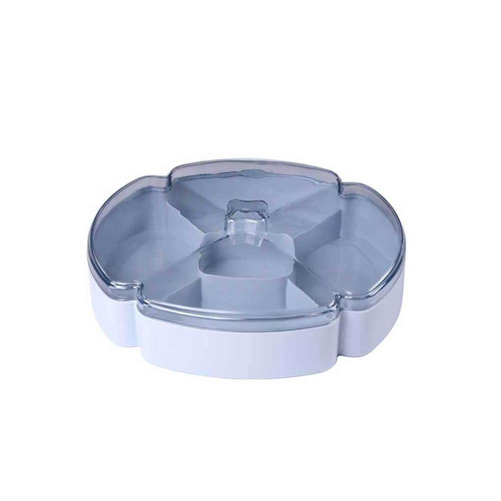 Mophrati Fruit Plate and Snack Tray, Blue
