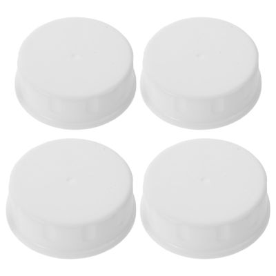 Supvox 4-Pack Replacement Milk Bottle Caps, Wide-Neck Screw Lids