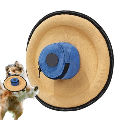 Flying Disc for Dogs with Treat Pocket