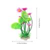 TOYANDONA Artificial Lotus Flower Aquarium Decoration view 2