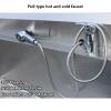 WEKONUMEX Stainless Steel Pet Grooming Tub with Faucet, 30 cm Deep, 120 cm Long view 3