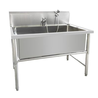 WEKONUMEX Stainless Steel Pet Grooming Tub, 135 cm/53 in