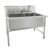 WEKONUMEX Stainless Steel Pet Grooming Tub, 135 cm/53 in view 1