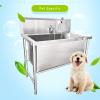 WEKONUMEX Stainless Steel Pet Grooming Tub, 135 cm/53 in view 2
