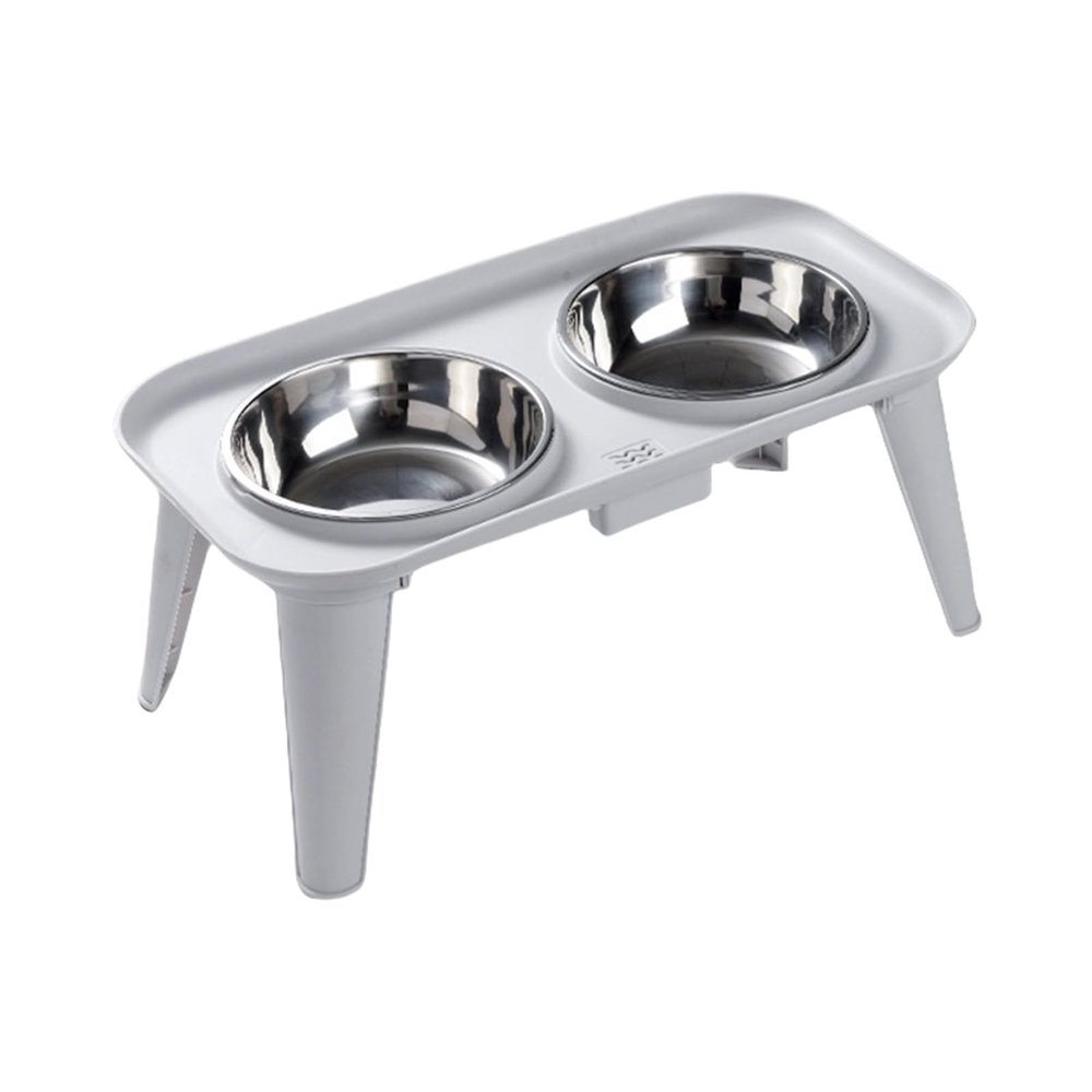 Raised Stainless Steel Dog Bowl for Large Breeds
