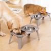 Raised Stainless Steel Dog Bowl for Large Breeds view 2