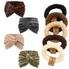 4 Wide Headbands + 5 Hair Ties for Women view 1