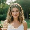 4 Wide Headbands + 5 Hair Ties for Women view 4