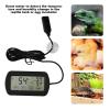 TOPINCN Compact Thermometer and Hygrometer for Egg Incubators and Reptile Tanks, Switchable Fahrenheit/Celsius, ABS, Black, 1 Piece view 3