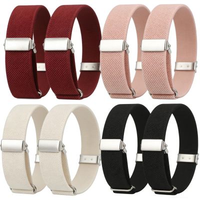 Kaxich 8 Pairs Elastic Adjustable Shirt Sleeve Holders