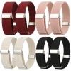 Kaxich 8 Pairs Elastic Adjustable Shirt Sleeve Holders view 1