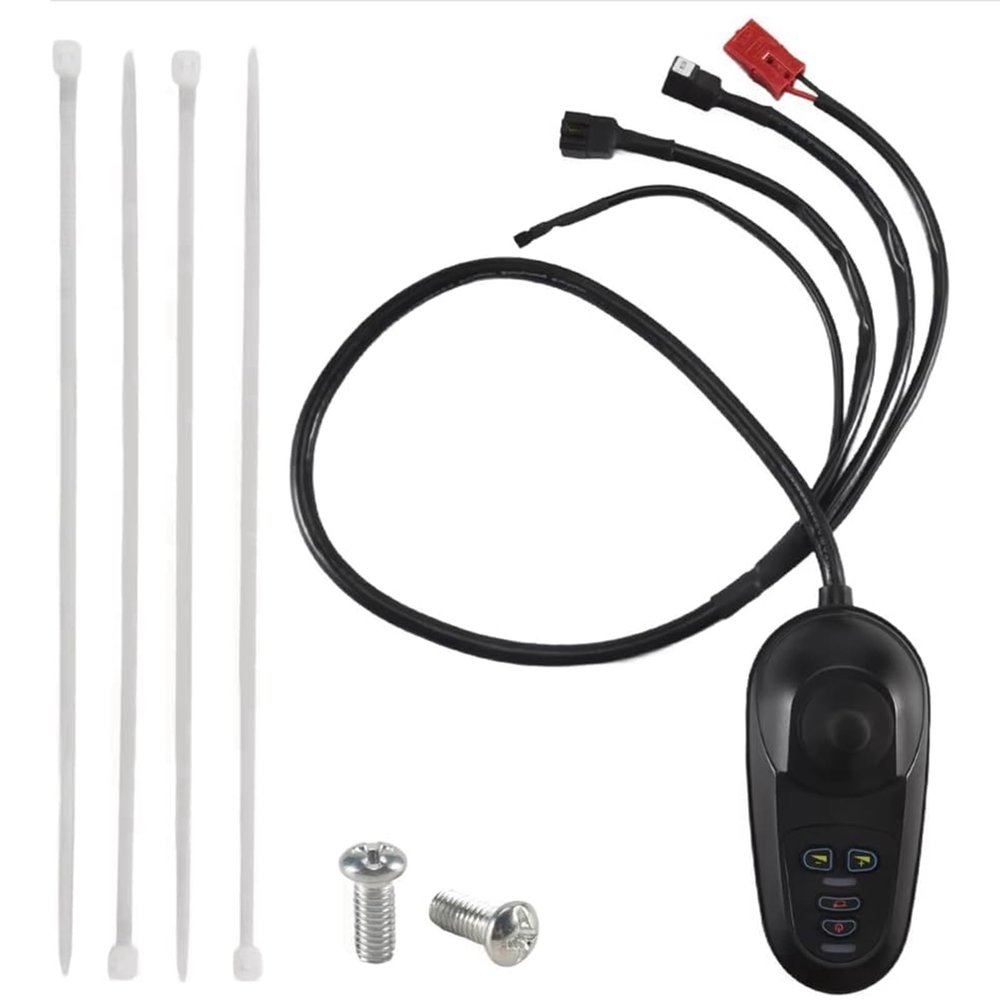 TQPGJJL Affordable 24V DC Wheelchair Controller with 360° Joystick and Brake Connection