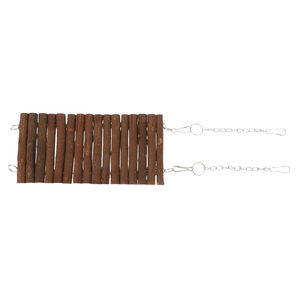 HANABASS Natural Wooden Hanging Tunnel for Parrots