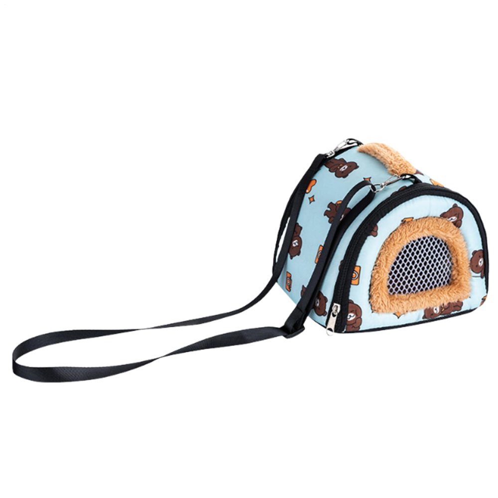 Hamster Carrier Bag for Guinea Pigs and Small Pets, Breathable Winter Travel Bag