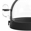 Qcwwy Portable Hamster Cage, Black view 4