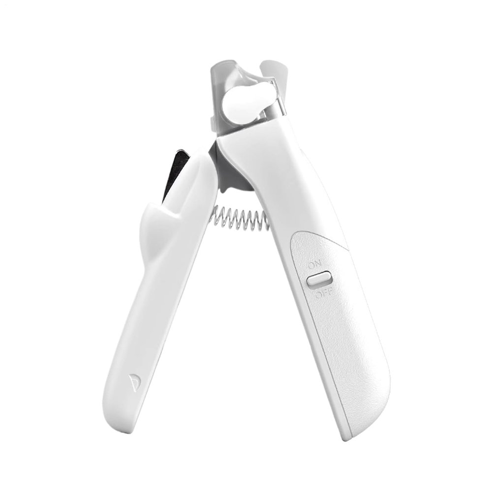 Cat Nail Clipper with LED Light, Stainless Steel