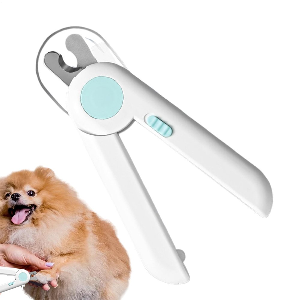 Cat and Dog Nail Clippers with LED Light