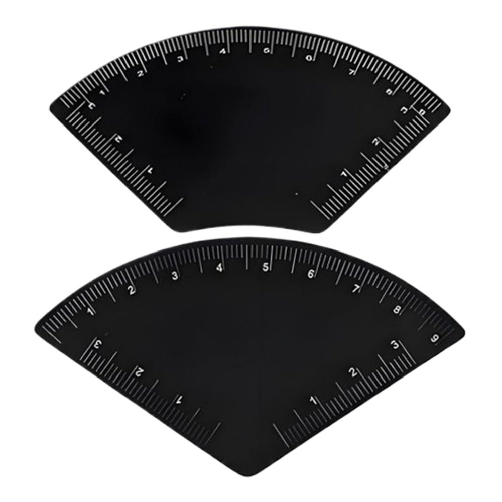 Eyebrow Mapping Tool, 2-Piece Precision Easy-Mapping Positioning Ruler