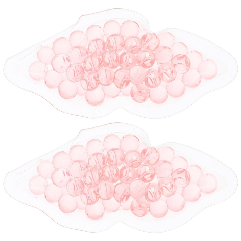 TEHAUX 2-Piece Cooling and Warming Lip Pads, 8 cm Gel Mask
