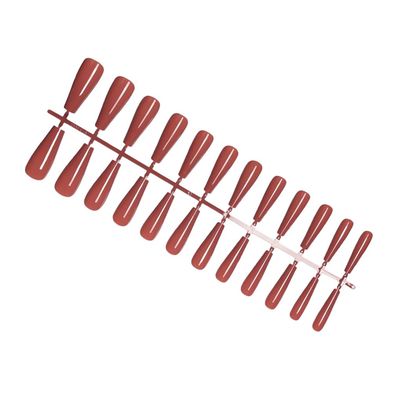 mophrati French-Style Press-On Artificial Nails, Removable, Style 6
