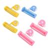 TOYANDONA 5-Piece Manual Toothpaste Roller with Suction Cup, Durable Tube Squeezer for Toothpaste, Creams and More, Practical Tube Press for Home, Random Color view 1