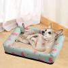 Tubayia Washable Lightweight Rectangular Pet Bed for Cats and Small Dogs view 2