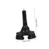 HOLIDYOYO Anti-Slip Walking Stick Tips, Rubber Replacement Caps for Trekking Poles and Walking Sticks view 2
