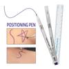 VILLCASE 0.5 mm Plastic Tattoo Ruler and Fine Eyebrow Marker view 3